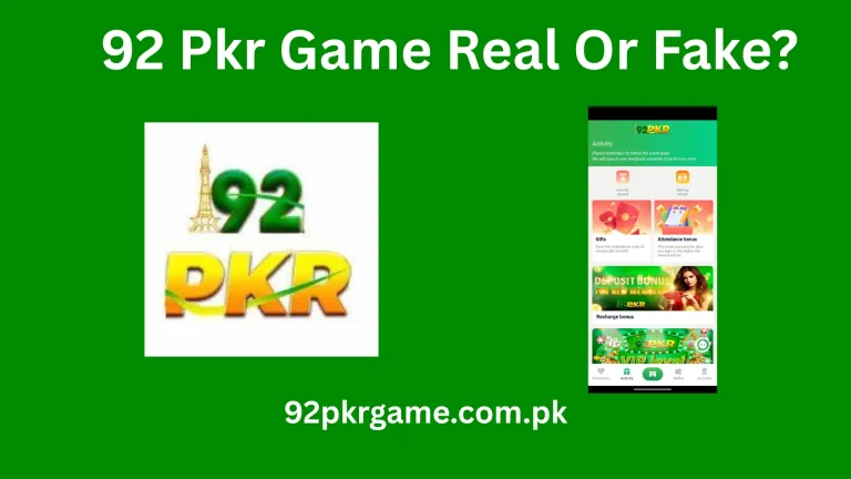 92 Pkr Game Real Or Fake 92pkr 92 pkr game 92 pkr