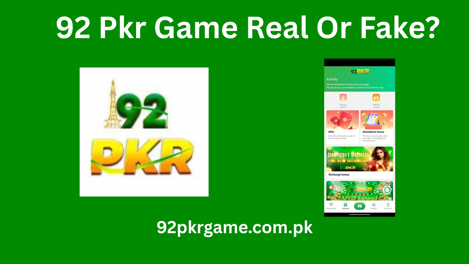92 Pkr Game Real Or Fake 92pkr 92 pkr game 92 pkr